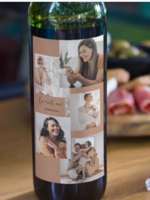 sticla de vin personalizat